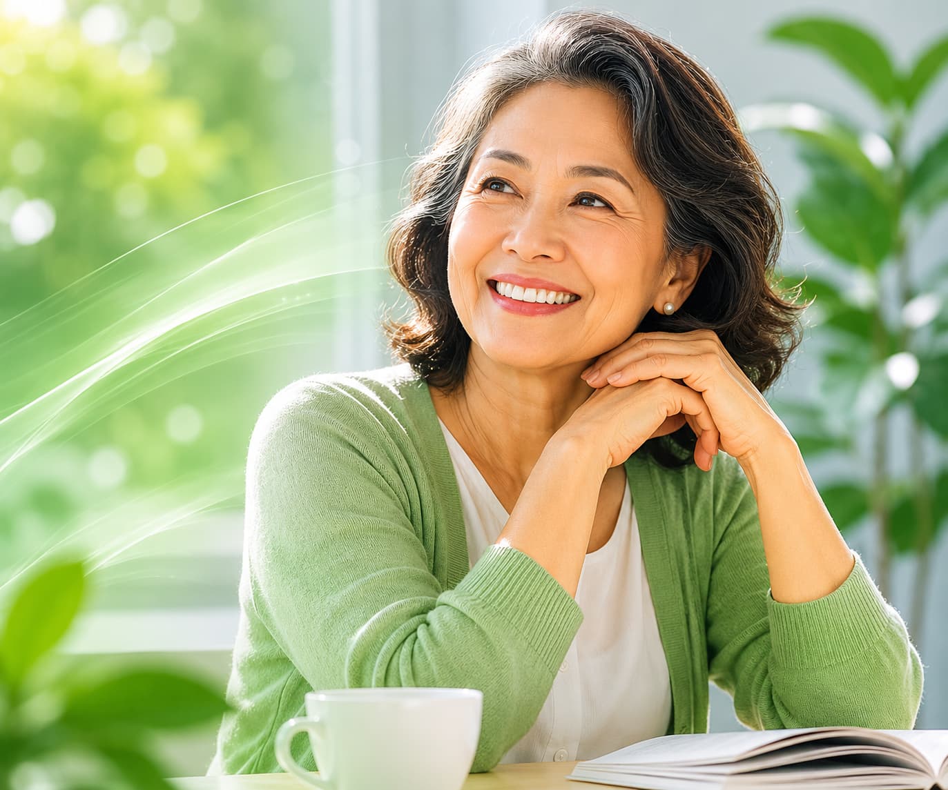Patient enjoying everyday activities with clear vision