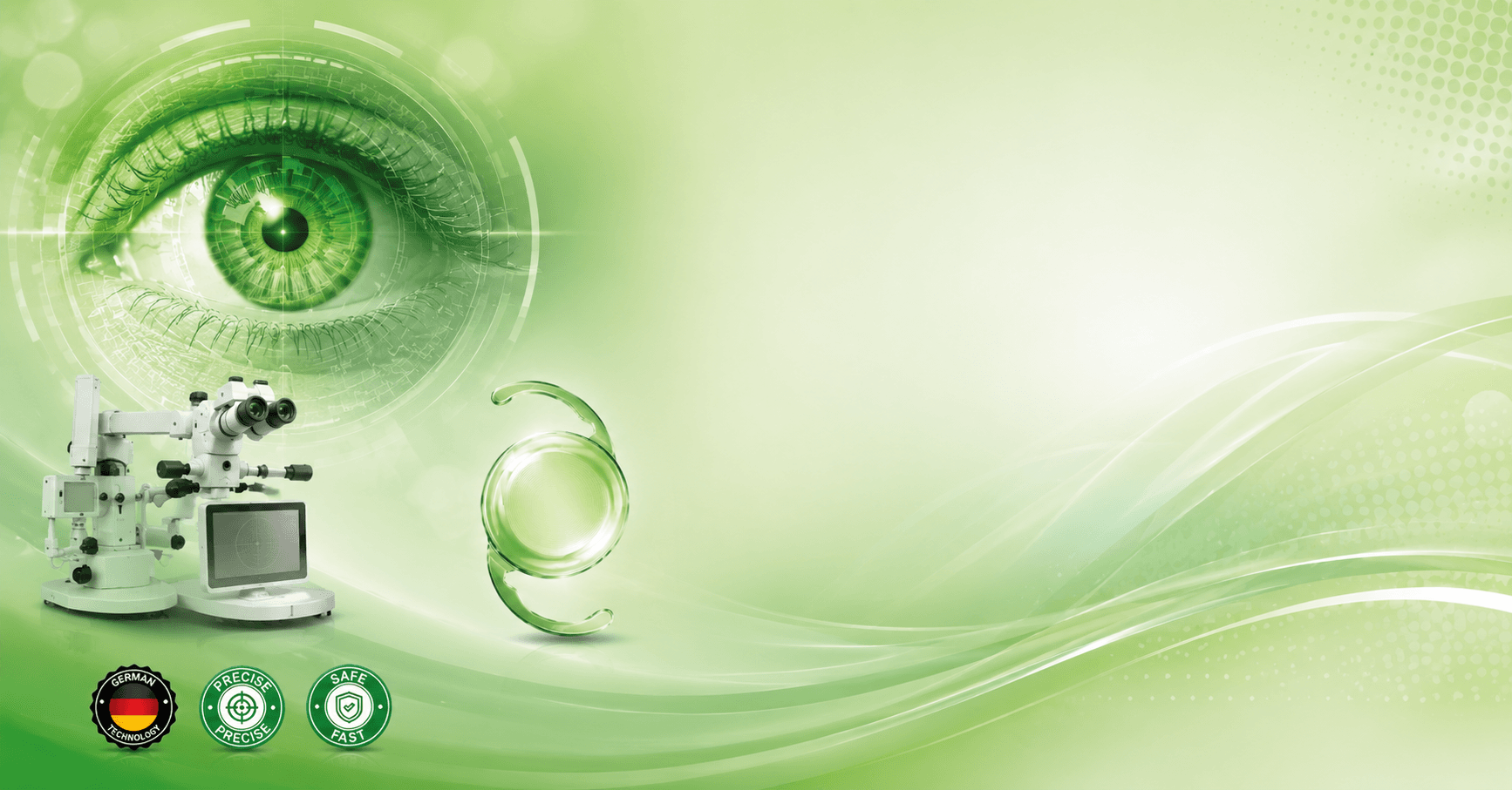 Advanced cataract surgery technology with precision eye laser system